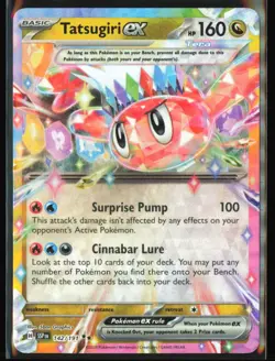Tatsugiri ex 142/191 SV08: Surging Sparks - Pokemon TCG - Double Rare - NM - Image 1
