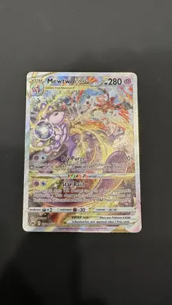 Pokemon Mewtwo VSTAR GG44/GG70 Crown Zenith Ultra Rare Full Art Holo - Image 2