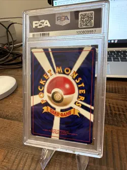 1998 Pokemon Japanese Gym Trainer Misty’s Tears PSA 8 (Banned Art) - Image 4