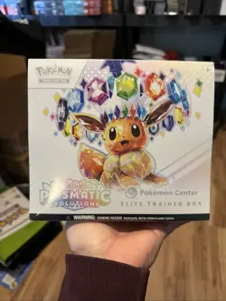 Prismatic Evolutions Pokemon Center Elite Trainer Box PC ETB New & Sealed - Image 1