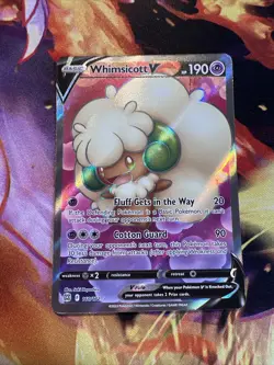 Pokemon TCG Whimsicott V Sword & Shield: Brilliant Stars 160/172 Holo Ultra Rare - Image 1