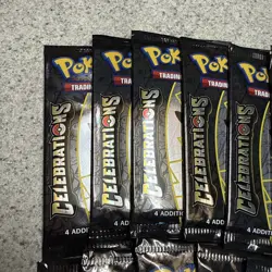 Pokemon Celebrations 25th Anniversary Booster Pack - Lot of 12 packs - Image 4