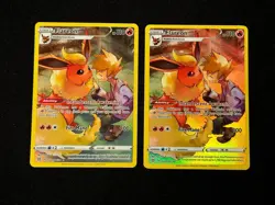 x2 Pokemon TCG Flareon TG01/TG30 Holo Brilliant Stars Trainer Gallery NM - Image 1