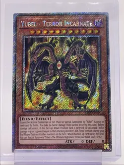 YUBEL-TERROR INCARNATE 2024 YU-GI-OH! SECRET RARE 1ST EDITION Q5842 - Image 1