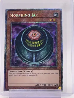 MORPHING JAR 2024 YU-GI-OH! QUARTER CENTURY SECRET RARE 1ST EDITION Q5842 - Image 1