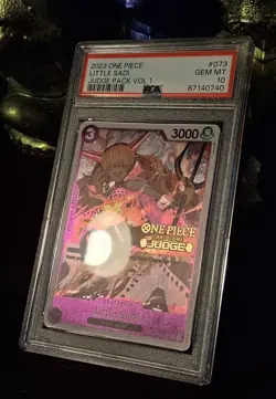 ✨2023 One Piece Little Sadi JUDGE ~ OP02-073 PSA 10 Gem Mint✨ - Image 2