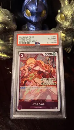 ✨2023 One Piece Little Sadi JUDGE ~ OP02-073 PSA 10 Gem Mint✨ - Image 3