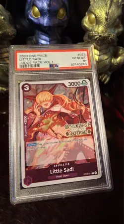 ✨2023 One Piece Little Sadi JUDGE ~ OP02-073 PSA 10 Gem Mint✨ - Image 4