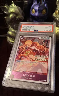 ✨2023 One Piece Little Sadi JUDGE ~ OP02-073 PSA 10 Gem Mint✨ - Image 5