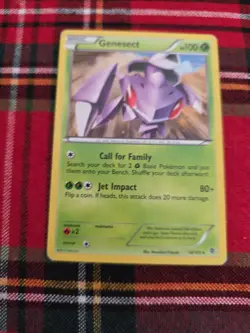 Pokemon Card Plasma Blast Rare Genesect 10/101. FREE SHIPPING! - Image 1