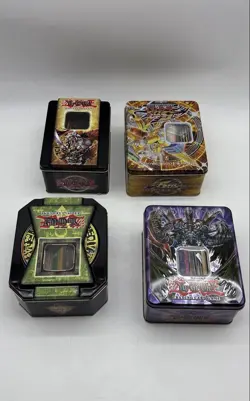 Yu-Gi-Oh Dragon Seeker Ritual Sealing Trading Card Games Collector Tins Lot - Image 1