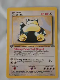 Snorlax 1st Edition 1999 Jungle Non-Holo Pokemon Card #27/64 - Image 1