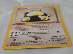 Snorlax 1st Edition 1999 Jungle Non-Holo Pokemon Card #27/64 - Image 5