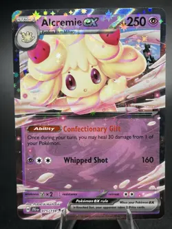 Alcremie EX Double Rare Pokemon TCG Card 075/159 Journey Together - Image 1