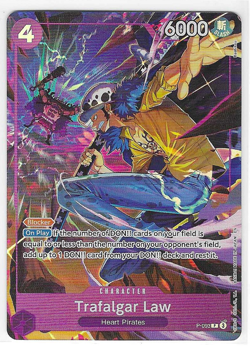 Trafalgar Law P-093 Illustration Box Vol 6 One Piece Promotion Cards Foil NM - Image 1