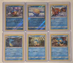 Pokemon TCG Sword & Shield Water Spheal Magikarp Kingdra Card Lot 6 - Image 1