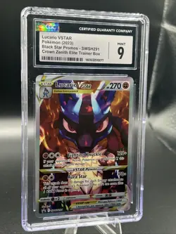 Lucario VSTAR SWSH291 SWSH: Sword & Shield Promo Cards Holo Pokemon TCG Mint 9 - Image 1