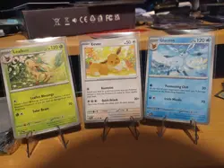 Pokemon Cards - Eevee, Leafeon & Glaceon Bundle - Twilight Masquerade - Non Holo - Image 1