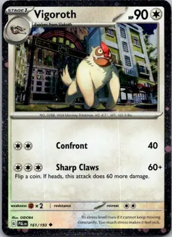 Vigoroth (Cosmos Holo) Uncommon Miscellaneous Cards & Products 161/193 NM - Image 1