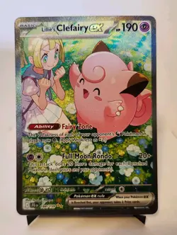 Pokemon TCG Journey Together Lillie's Clefairy EX Card 184/159 - Image 1