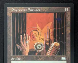 MTG Phyrexian Furnace- STAMPED -Weatherlight Magic the Gathering Card # 155 - Image 3