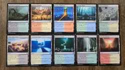 MTG Magic the Gathering Collection Lot Basic Lands 500 and 50 Non-Basic Lands NM - Image 4