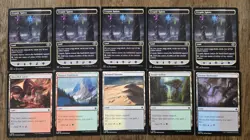 MTG Magic the Gathering Collection Lot Basic Lands 500 and 50 Non-Basic Lands NM - Image 5
