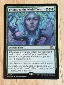 MTG - Tribute to the World Tree - March of the Machine - M/NM - Image 1