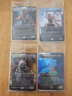 Magic The Gathering Spider-man promo set from Marvel Legends - Image 1