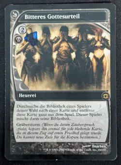 MTG GERMAN Bitter Ordeal- STAMPED -Future Sight Magic the Gathering Card # 080 - Image 1