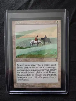 MTG Tithe, Visions regular, NM RARE from 1997 never played. - Image 1