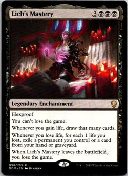 Lich's Mastery R Dominaria 98 NM - Image 1