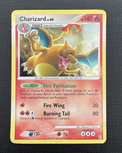 Charizard Lv. 60 #1/99 Holo Rare Pokemon TCG Arceus 2009 Vintage See pics! - Image 1