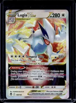 2022 Pokemon SWSH Silver Tempest Lugia VST Holo #139/195 - Image 1