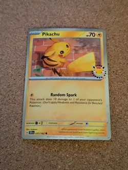 2026 Pikachu 051/162 Pokemon Day 30th Anniversary Stamped Promo TCG Plus Coin - Image 2