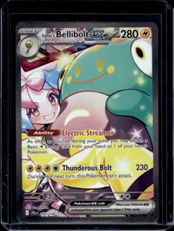2025 Pokemon Journey Together Iono's Bellibolt ex #183/159 - Image 1