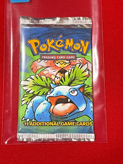 1999 Pokemon Base Set Unlimited Factory Sealed Pack VENUSAUR - Image 3