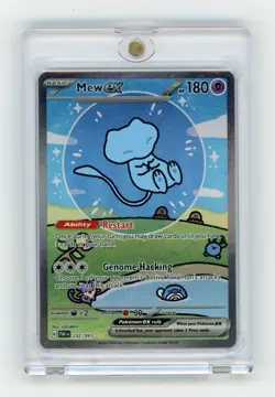 Pokemon TCG Mew EX 232/091 Sv: Paldean Fates Bubble Mew Sir - Image 1
