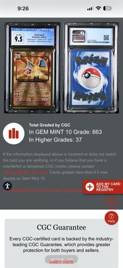 🔥🔥 CGC 10 Charizard Celebrations UPC Gold Metal Pokemon Card 4/102 🔥🔥 - Image 5