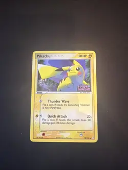 Pokemon TCG EX Holon Phantoms Pikachu Holo Stamped Card 78/110 2006 - Image 1