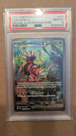 2023 POKEMON SVI EN-SCARLET & VIOLET #247 KORAIDON EX PSA 10 - Image 1