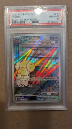 2023 POKEMON SVI EN-SCARLET & VIOLET ILLUSTRATION RARE #213 FIDOUGH PSA 10 - Image 1