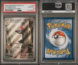 Pokemon Charmeleon 169/165 SV Scarlet & Violet 151 Holo Illustration Rare PSA 10 - Image 3
