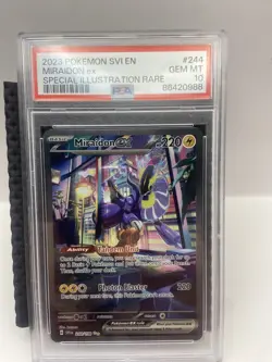 2023 Miraidon Ex 244 SIR PSA 10 Scarlet & Violet Base Set Mint - Image 1