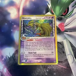 Pokemon Ninetales Delta Species EX Dragon Frontiers 8/101 Holo Rare MP/HP - Image 1
