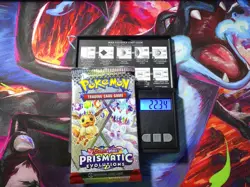 HEAVY! GOD PACKUUU 22.34g Prismatic Evolutions Pokemon TCG Booster (SEALED) - Image 1