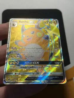 2016 Pokemon TCG Raichu GX SM90 Full Art Holo Ultra Rare Black Star Promo - Image 3