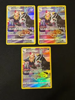 x3 Pokemon TCG Mightyena TG09/TG30 Holo Astral Radiance Trainer Gallery NM - Image 1
