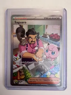 Pokemon Paldea Evolved Saguaro 270/193 Special Illustration Rare - Image 1