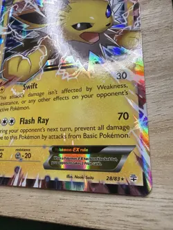JOLTEON EX #28/83 Holo Ultra Rare - XY Generations - Pokemon TCG - Image 5